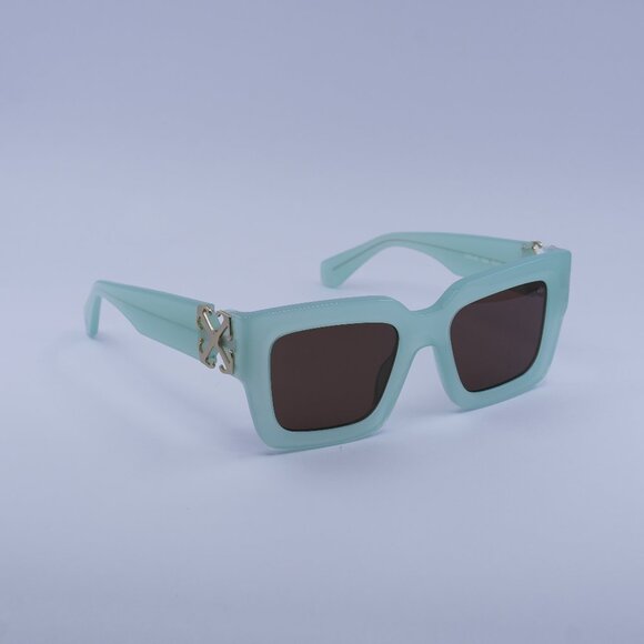 Off-White OERI14D MYSTIC 5364 Sunglasses Sage Square Frame, Brown Lenses - Picture 1 of 10